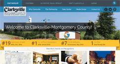 Desktop Screenshot of clarksvillepartnership.com